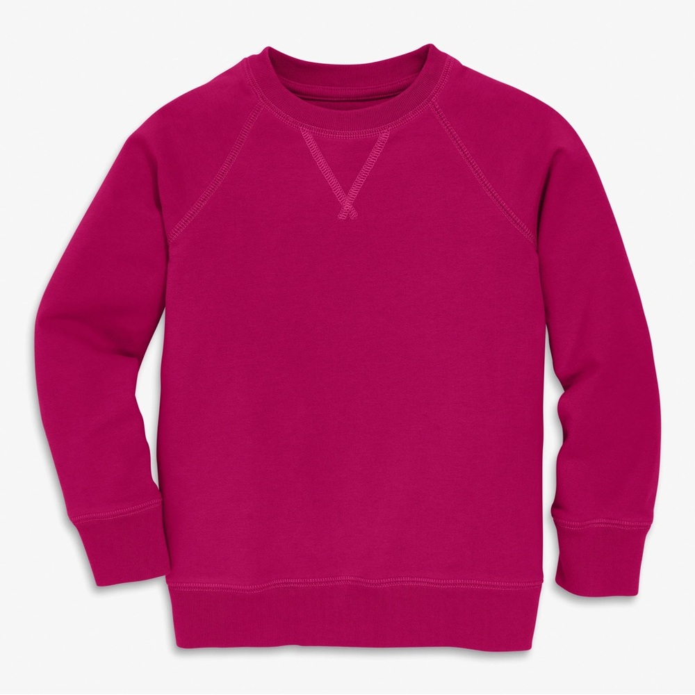 Primary Kids Dark Pink Crewneck Sweatshirt - Picture 2 of 9